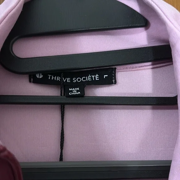 NWT Thrive Societe Womens Loganberry Zip Colorblock Jacket - Picture 4 of 5